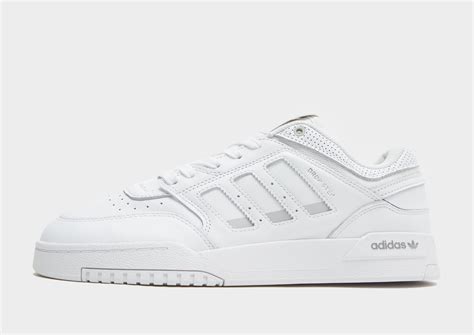 adidas white drop step shoes